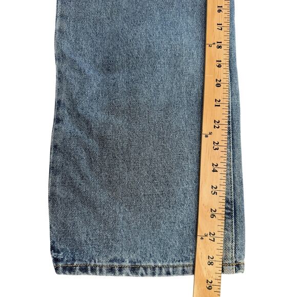 Lisa Says Gah Jeans Womens 6 Blue High Rise Straight Leg Denim Made California - Picture 9 of 9